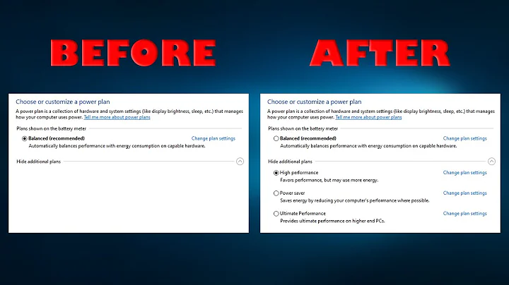 How to Enable or Restore All Missing Power Plans in Windows 10 & 11 || High Performance power plan