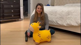 Review of the WADDLE Bouncy Hopper Inflatable Hopping Animal