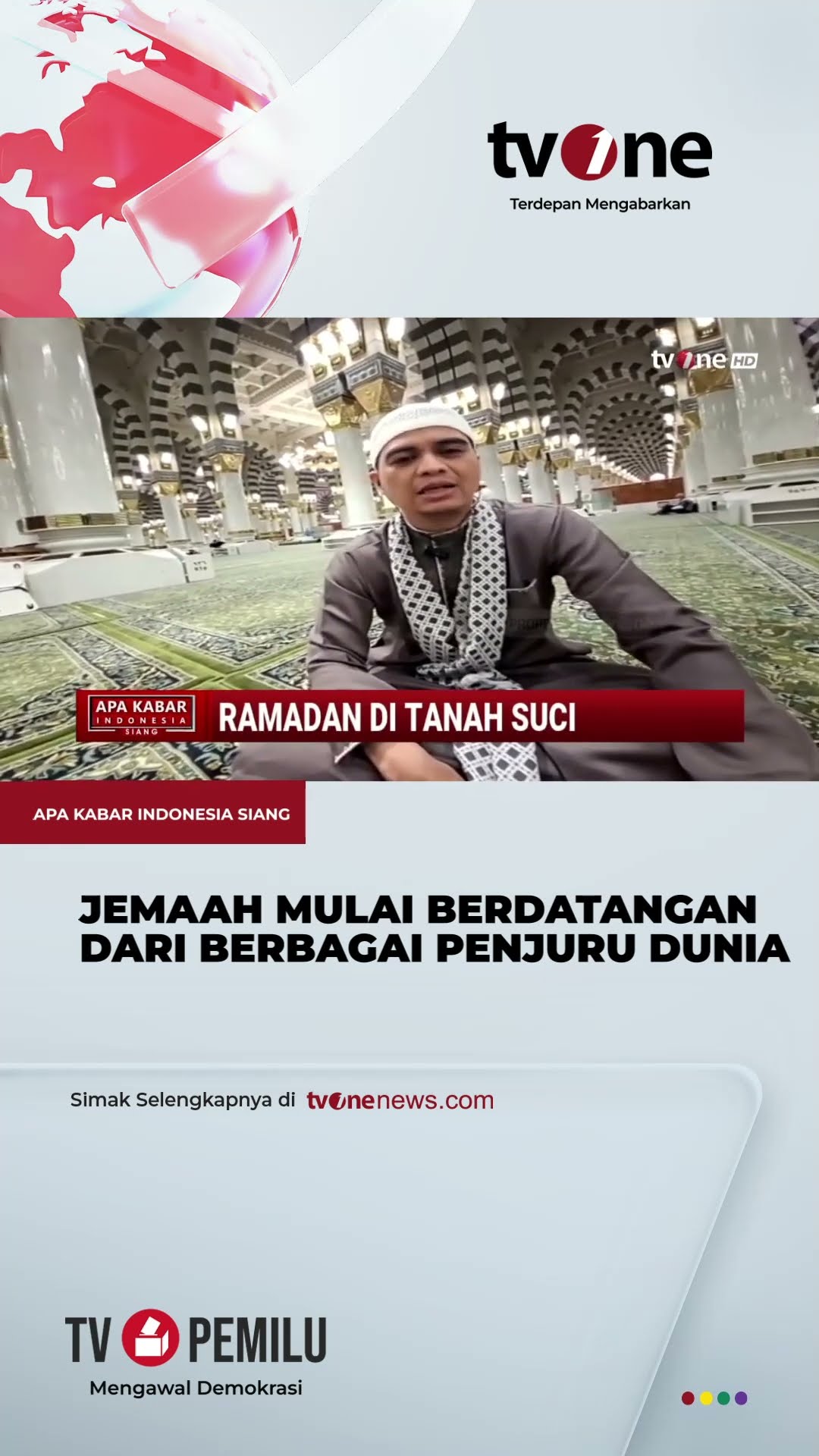 Suasana Bulan Suci di Tanah Suci, Cuaca di Madinah Dingin | tvOne