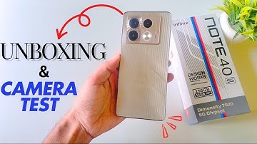 Infinix Note 40 5g 🔥 Unboxing ,Camera and Speed Test