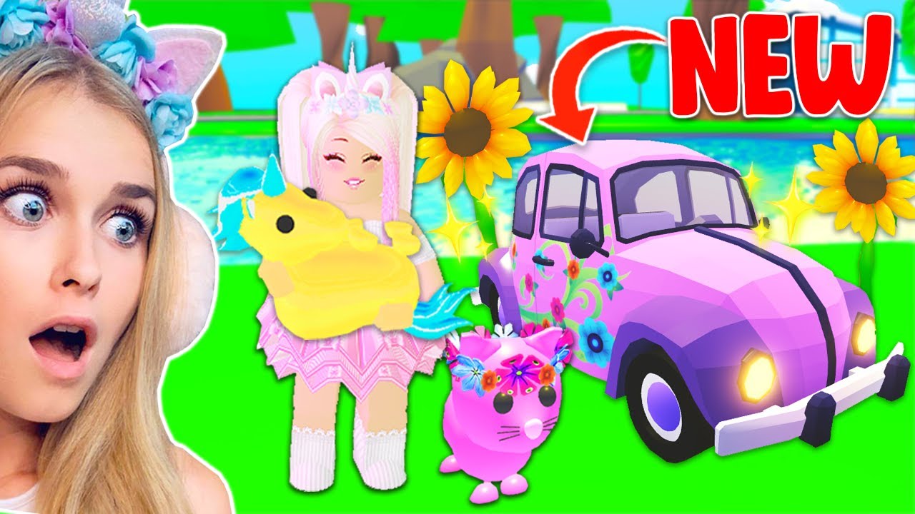 Getting All The New Spring Items In The New Adopt Me Update Youtube - 7 cars adopt me roblox adoption roblox roblox pictures