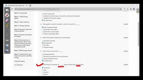 Assignment 7 solution | Renewable Energy Engineering | Swayam | NPTEL