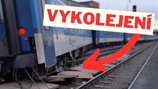 VYKOLEJENÍ vlaku ve ZLÍNĚ!