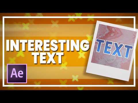 How to Make Candy Style Text More Interesting || After Effects [Tutorial]