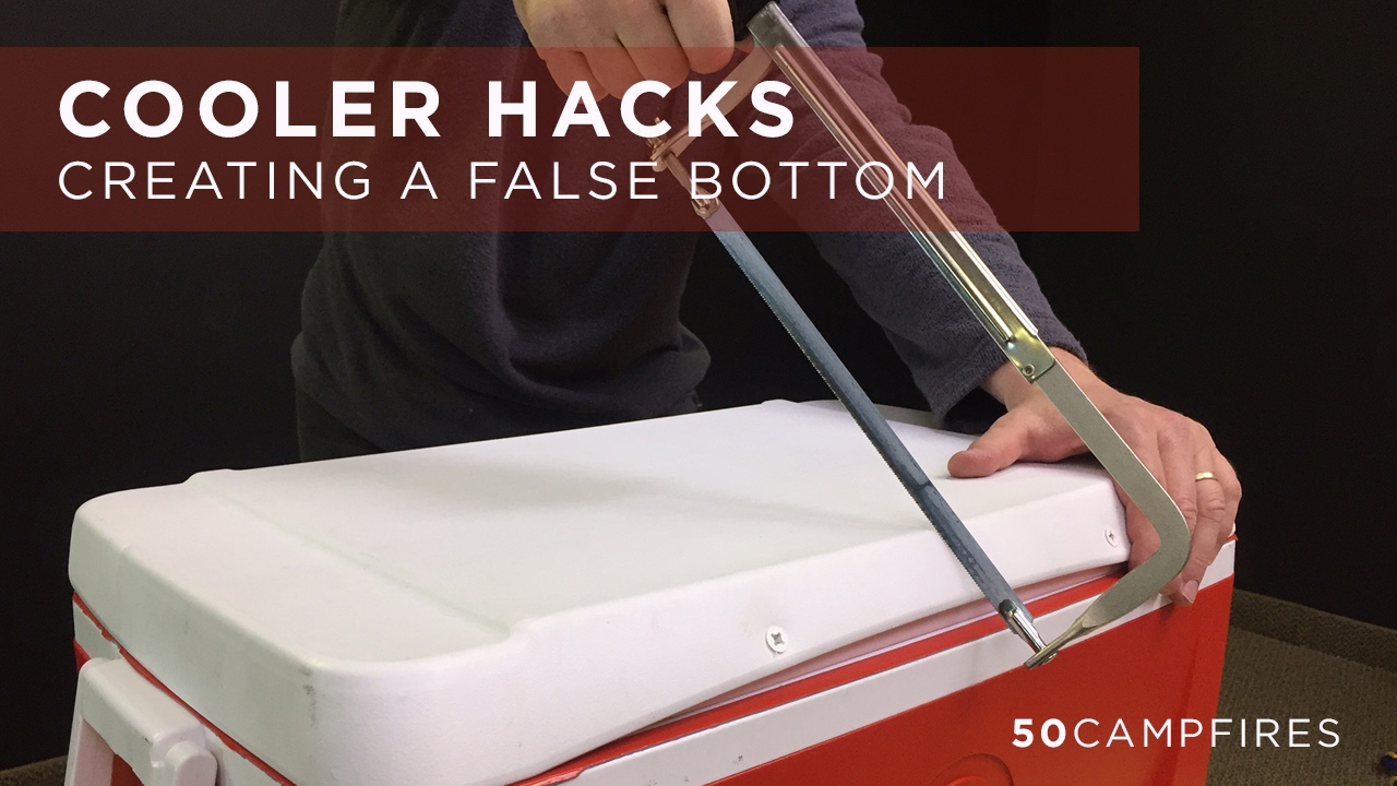 Cooler Hacks How To Build A False Bottom Youtube