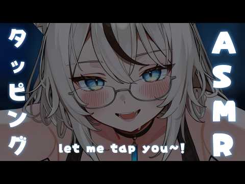 🔴 VTUBER TRIES ASMR/3DIO ⋮ WHISPERING, EAR TAPPING & RELAXING SOUNDS ♡ ささやき、耳のタッピング＆リラックスサウンド