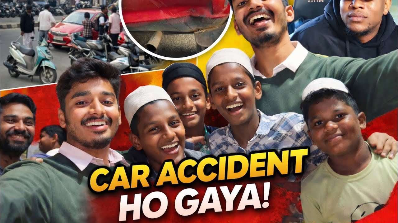 Unexpected Car Accident! 😳🚗 | Bacchon Ki Shayari Ne Bana Diya Din 😂🔥 | Daily Vlog