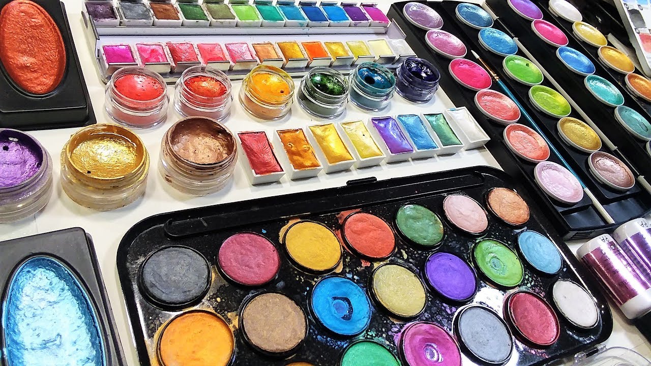 Metallic Watercolor Showdown // Best in Budget and Quality Comparison