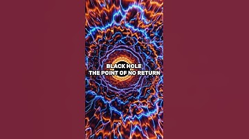 BLACK HOLE - THE POINT OF NO RETURN #shorts #blackhole #space #science #spacefacts