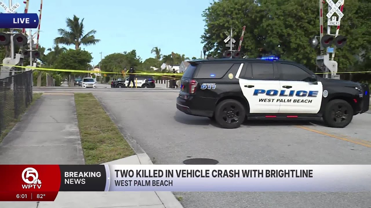 2 dead after Brightline train collides with vehicle in West Palm Beach ...