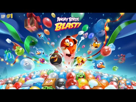 Angry Birds Blast lp #1 Лопаем Шарики, освобождаем Силы Рассерженный Птиц и сметаем Свиней на Пути!