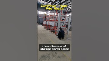Cantilever type Pipe Racks/steel pipe racking system #lasercutting #storagesolutions