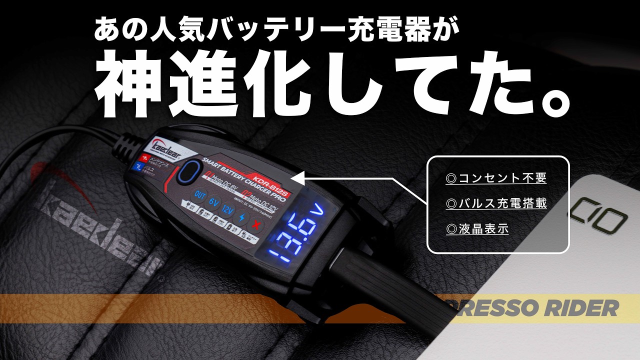 HW リアルライダース限定　CHARGER チャージャー 冬だけじゃない】あの人気バッテリーチャージャーがPRO化！｜パルス