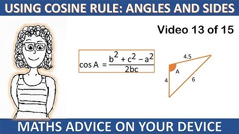 The Cosine Rule Explained Solve ANY Triangle (Sides, Angles & Bearings) (Episode 13/15)