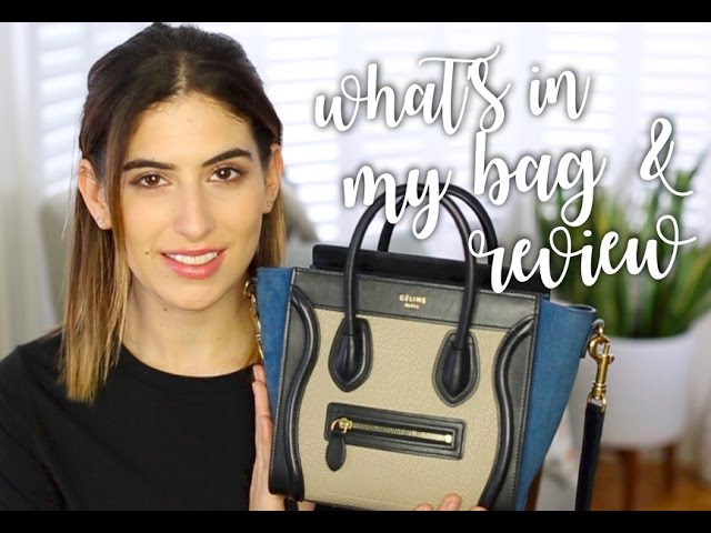 CELINE LUGGAGE NANO VS MICRO 👛 plus how I tie my twilly and which is my  favorite 😳 mrs_leyva 