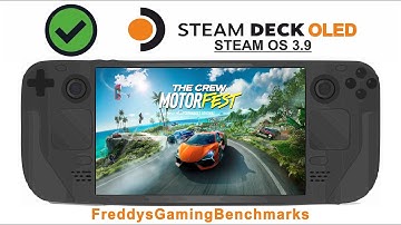 The Crew Motorfest on Steam Deck OLED with Steam OS 3.9
