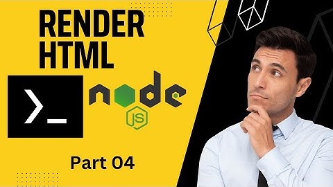 How to Render html in Node js on Android | Node js on Android Using Termux 04