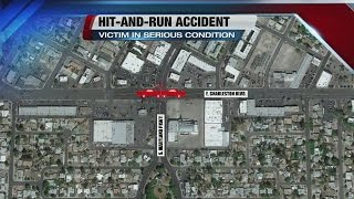 64-year-old pedestrian seriously hurt in hit-and-run crash
