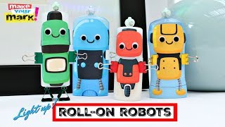 Roll-On Robots DIY - Upcycled & Light-Up