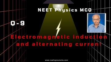 EM Induction AC Current Q9 English MCQ