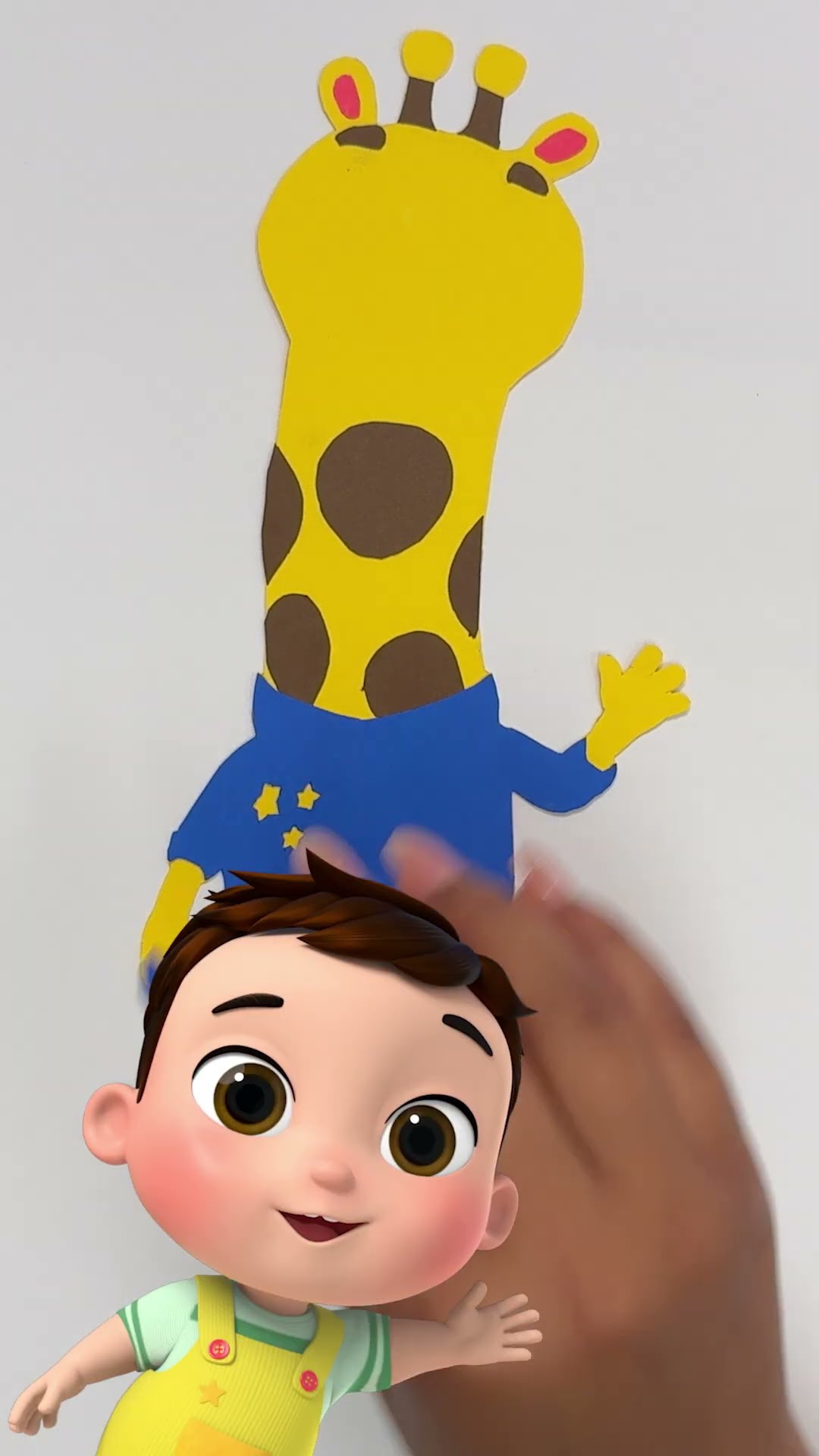 Manualidades: Jirafa ?? #CancionesInfantiles #LittleBabyBum #Manualidades #Animales