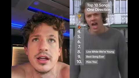 “Kiss me at 10 is criminal” Charlie Puth via TikTok | June 9, 2023