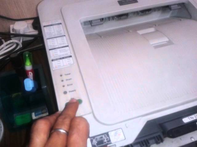 printer HL-2130 Toner reset - YouTube