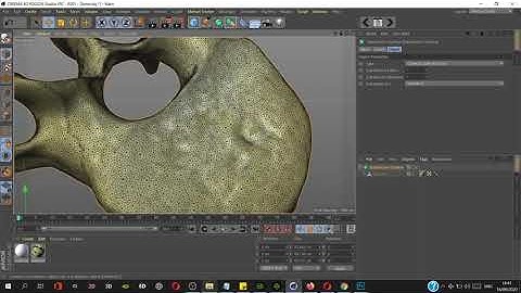 Cinema 4d: how to completely change mesh structure, topology: Polygon reduction, Subdivision surface