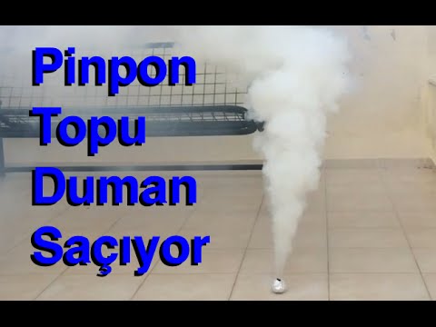 59.video - Pinpon Topuyla Duman Yapımı , Deney