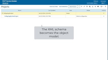 FICO® Decision Modeler: Create and Configure a Project