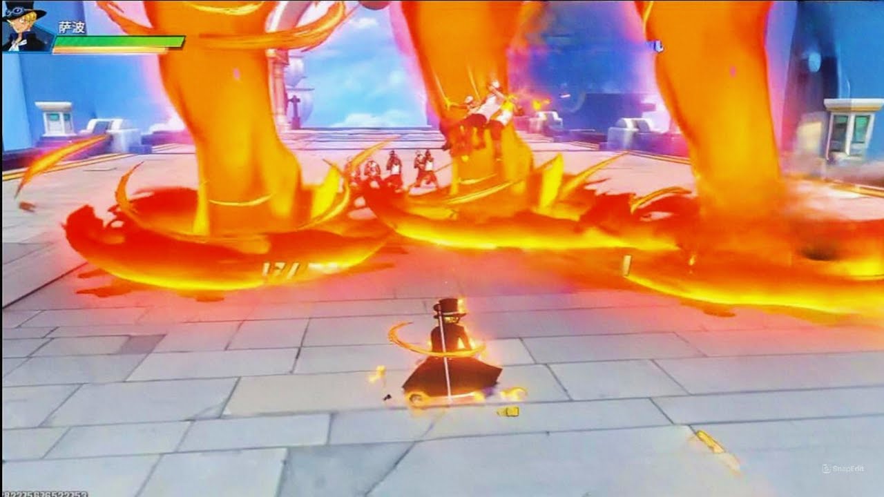SABO "FLAME EMPEROR" movest & gameplay, | one piece fighting path.