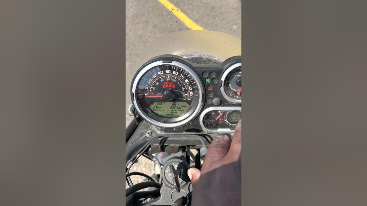Set Clock Time Royal Enfield Himalayan YouTube