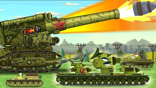 Фугасный выстрел Советской Мортиры - Мультики про танки