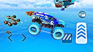 Monster Truck Mega Ramp Extreme Racing - Impossible GT Car Stunts Driving - Gadi game - Android Game screenshot 2