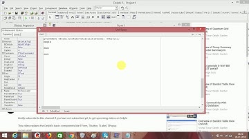 Introduction to Delphi Basic components (List Box) - Part 2