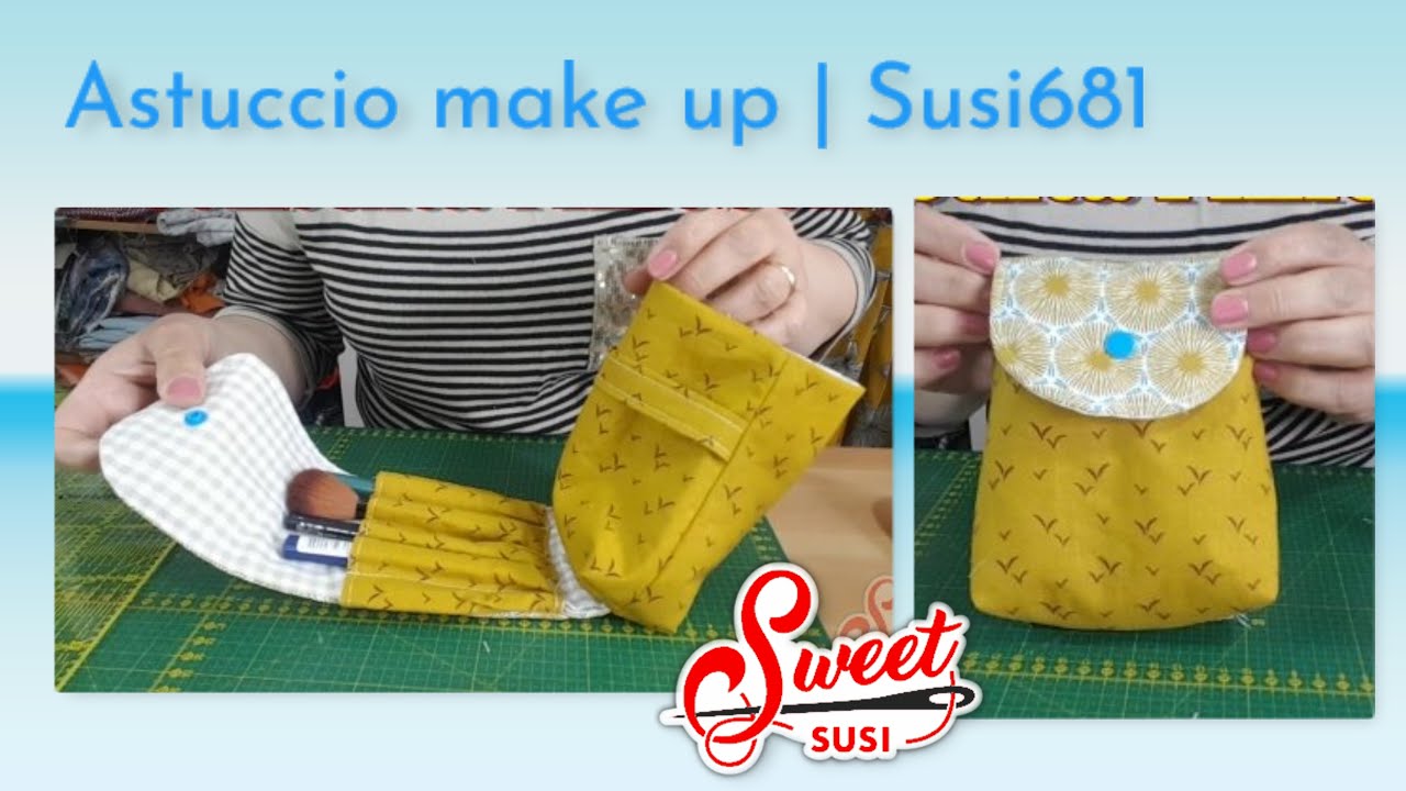 Ottima idea regalo 🎁 astuccio make up da borsa, Tutorial cucito creativo