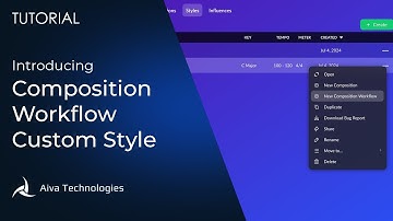 Composition Workflow: Custom Style Tutorial