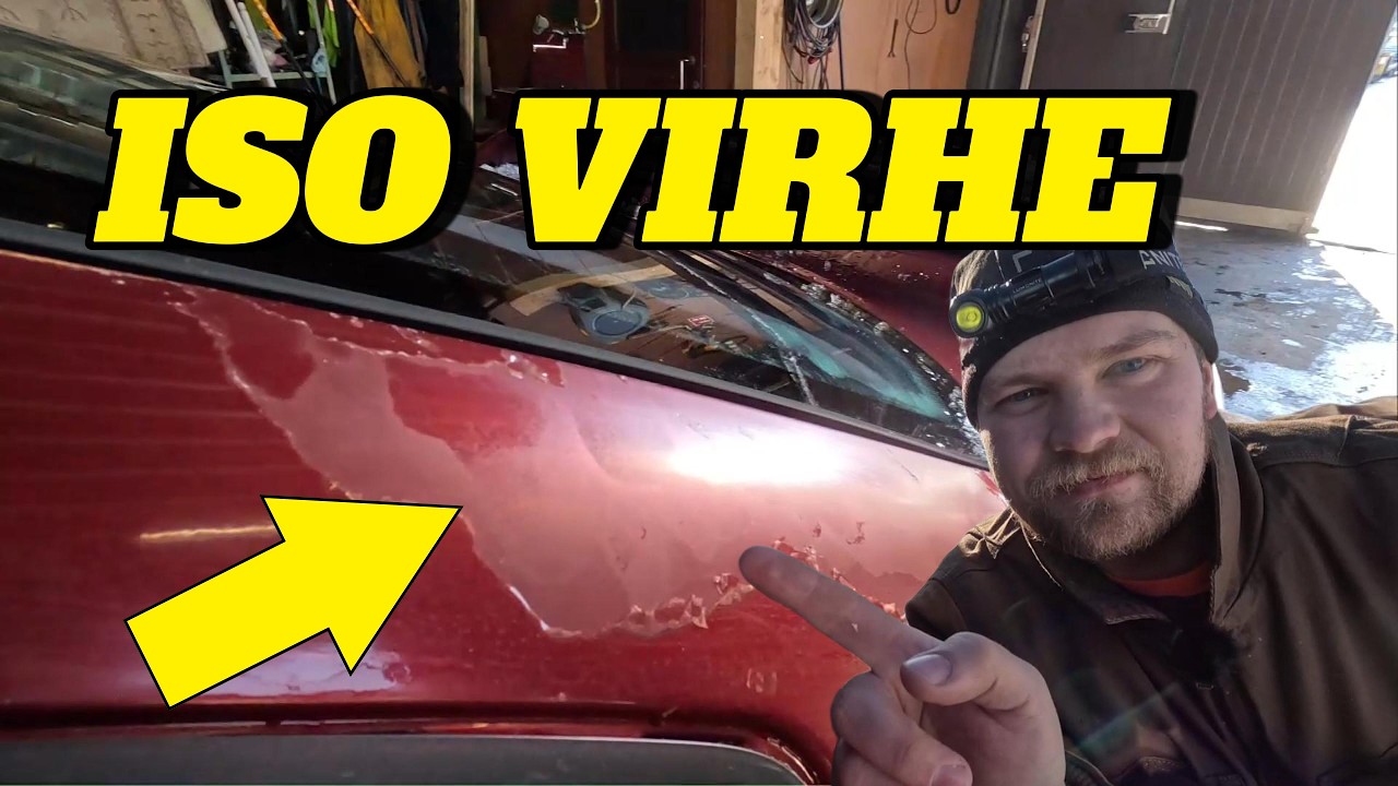 Yritin korjata auton lakkaa… mutta tein ison virheen