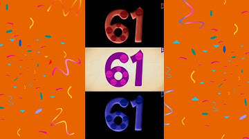 Endless Numbers Count 61, Bevel Effect, Inversion Color Effect, Rgb Effect and G-major Effect.