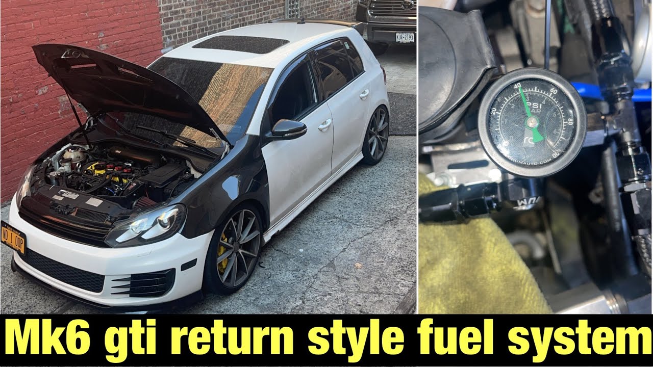 Mk6 gti return style fuel system YouTube