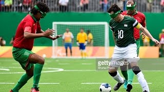 Day 2 morning | Football 5-a-side highlights | Rio 2016 Paralympic Games screenshot 3