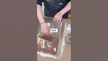 Hoe je decoupage en crackle toepast