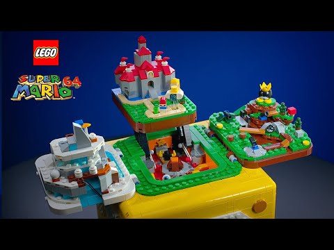 Recreate Iconic Super Mario 64 levels with the LEGO ? Block