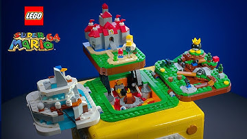 Recreate Iconic Super Mario 64 levels with the LEGO ? Block