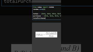 Day 6 Building my own AI 🤖 Conditional Probability 🔍📌 #ai #machinelearning #shorts