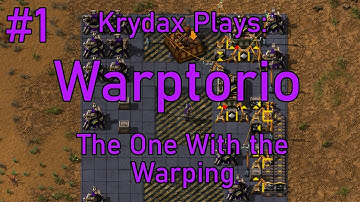 Factorio Warptorio #1 - Warping, Shooting, Confused