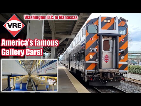 Vídeo: El tren de rodalies Virginia Railway Express (VRE) cap a DC