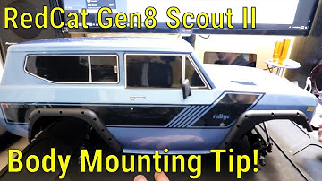 Redcat Gen8 Scout II - Body Mounting Tip