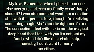 She's not the right one for me. honestly, I don't want to marry her either. I made a mistake. ❌🌀