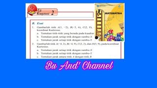 Video ini berisi pemabahasan materi matematika uji kompetensi 2 dari
buku bse kelas 8 bab koordinat kartesius halaman 70. semoga
bermanfaat.